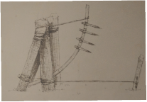 4 x kłoda, 1 x długi kij, 7 x lina, 1 x kij i 4 x mały kij - Green Hell: Pułapki - schematy - Green Hell - poradnik do gry