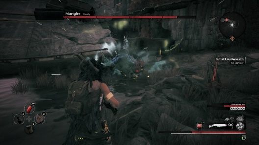 Pierwsza faza w wykonaniu Manglera jest bardzo pasywna, jedyne co robi to fikołki w stronę gracza oraz chowanie pod ziemią w celu przyzwania posiłków - Remnant From the Ashes: Mangler - boss, jak pokonać? - Remnant From the Ashes - poradnik do gry