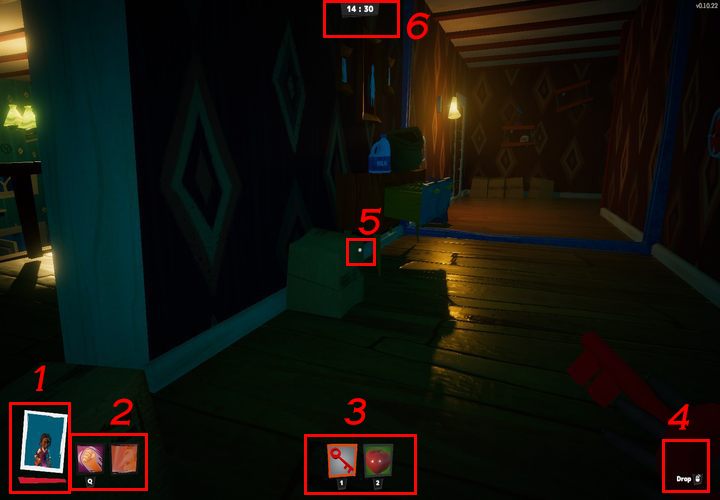 Interfejs gry jest bardzo przejrzysty i przyjazny dla początkujących graczy. - Interfejs w Secret Neighbor - Secret Neighbor - poradnik do gry