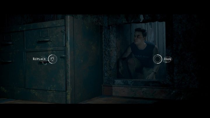 Gdy wejdziesz do szybu masz dwie opcje do wyboru - Abandoned ship i trapped | Solucja The Dark Pictures Man of Medan - The Dark Pictures Man of Medan - poradnik do gry