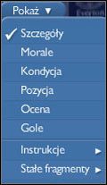 Szczegóły - informacje ogólne odnośnie naszego zawodnika - Taktyka (Tactics) | Gra w CM | Championship Manager 4 - Championship Manager 4 - poradnik do gry