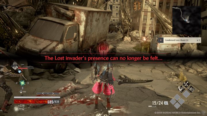 Oczywiście możesz uciec stamtąd i unikniesz walki z przeciwnikami, jednak nie dostaniesz wtedy nagrody za pokonanie ich - Parking Garage | Solucja Code Vein - Code Vein - poradnik do gry