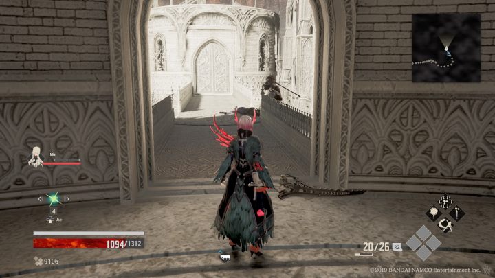 Na wprost ciebie znajdują się drzwi, których nie będziesz mógł na ten moment otworzyć - Cathedral of the Sacred Blood | Solucja Code Vein - Code Vein - poradnik do gry