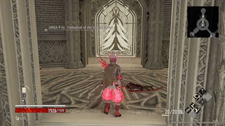 W kolejnej lokacji znajdziesz kolejne drogi, jedną z nich są drzwi widoczne na screenie, które mogłeś widzieć już wcześniej - Inner Tower | Solucja Code Vein - Code Vein - poradnik do gry