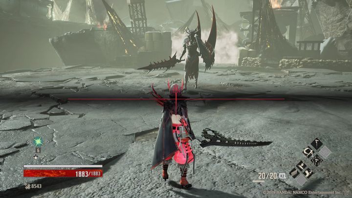 W pierwszej fazie boss będzie głównie trzymał się blisko ciebie wykonując ataki z bliskiego dystansu - Queens Knight | Boss w Code Vein - Code Vein - poradnik do gry