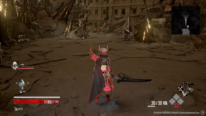 Droga na wprost prowadzi do Bossa, najpierw jednak pokonaj trzech przeciwników - Park Ruins | Solucja Code Vein - Code Vein - poradnik do gry