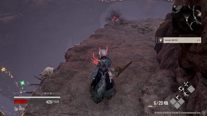 Tam znajdziesz drewnianą skrzynkę, zniszcz ją i podnieś Awake MJ109, dalej na wprost będzie Rotten Mistle - Frozen Seabed | Solucja Code Vein - Code Vein - poradnik do gry