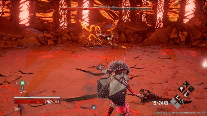Gdy jej zdrowie spadnie do połowy, zacznie się druga faza - Successor of the Claw | Boss w Code Vein - Code Vein - poradnik do gry