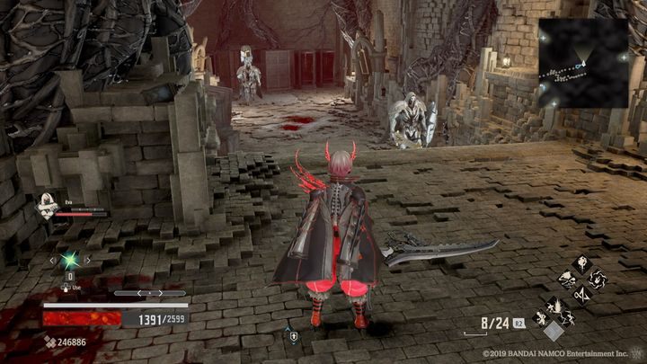 Tam spotkasz żołnierzy uzbrojonych w tarczę i młot - Provisional Government Center | Solucja Code Vein - Code Vein - poradnik do gry