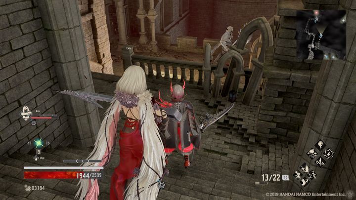 Na dole znajduje się kolejny patrol, zniszcz go i skręć w lewo, tam znajdziesz Awake MJ310 - Provisional Government Center | Solucja Code Vein - Code Vein - poradnik do gry