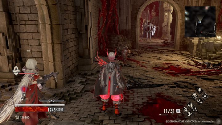 Dalej, znajdziesz grupę przeciwników, spróbuj wyciągać ich pojedynczo - Provisional Government Center | Solucja Code Vein - Code Vein - poradnik do gry