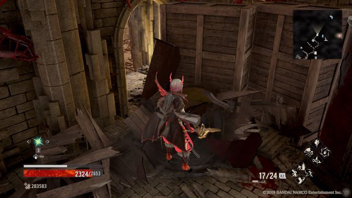 Zarówno po lewej jak i po prawej stronie znajdziesz łamliwe przedmioty, zniszcz je - Connecting Bridge | Solucja Code Vein - Code Vein - poradnik do gry