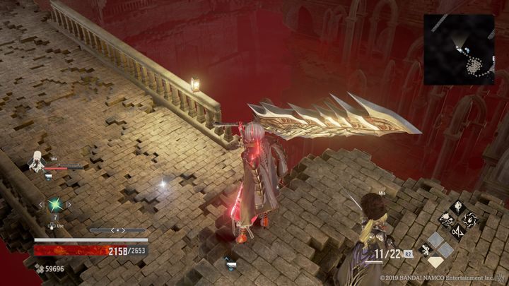 Po pokonaniu go, zeskocz niżej i podnieś Pure Blood - Connecting Bridge | Solucja Code Vein - Code Vein - poradnik do gry