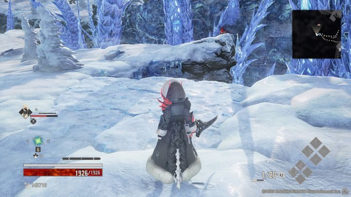 Dalej znajduje się Rotten Mistle, pójdź go oczyścić, uważaj jednak na łamliwe podłoże (na wprost postaci na zdjęciu) - Observatory Site | Solucja Code Vein - Code Vein - poradnik do gry