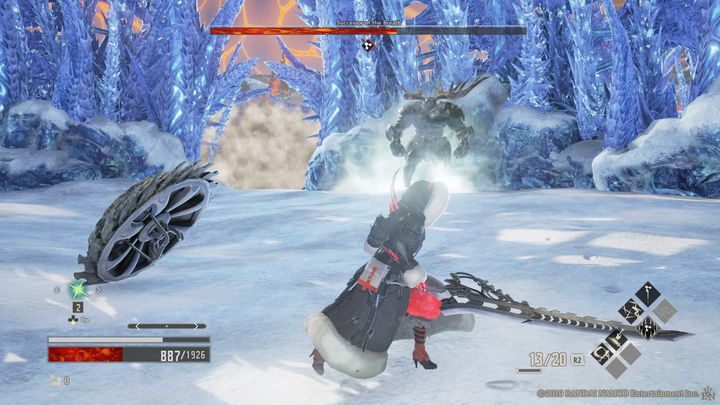 Druga faza zacznie się w momencie, gdy boss rzuci swoją tarczę na ziemię - Successor of the Breath | Boss w Code Vein - Code Vein - poradnik do gry