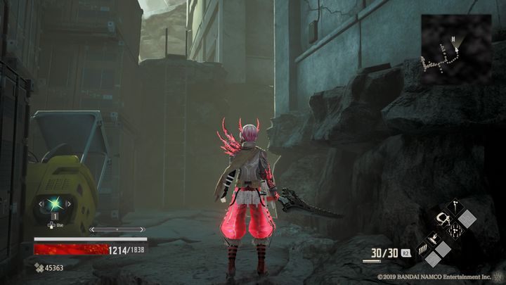 Wychodząc z budynku, skręć w lewo, cofając się do wcześniejszej lokacji - Military Storehouse | Solucja Code Vein - Code Vein - poradnik do gry