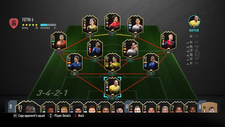 LP - Drużyna Tygodnia 6 (TOTW) - FIFA 20 Ultimate Team - FIFA 20 - poradnik do gry