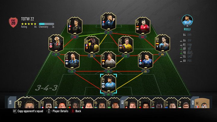 LP - Drużyna Tygodnia 22 (TOTW) - FIFA 20 Ultimate Team - FIFA 20 - poradnik do gry