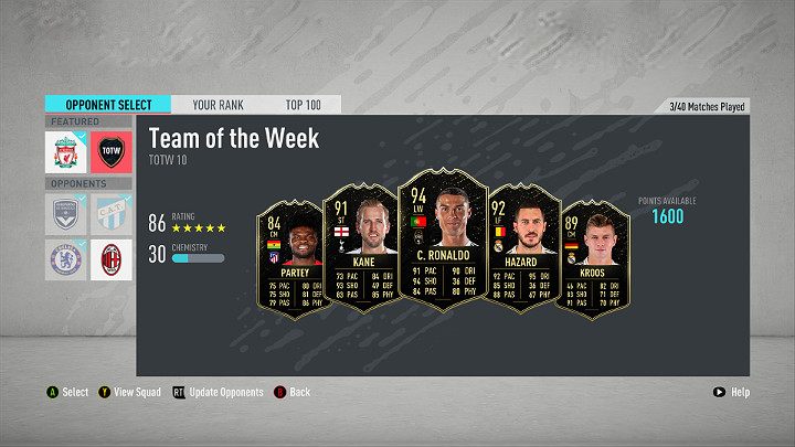 W TOTW 10 można znaleźć także inne bardzo znane nazwiska jak np - Drużyna Tygodnia 10 (TOTW) - FIFA 20 Ultimate Team - FIFA 20 - poradnik do gry