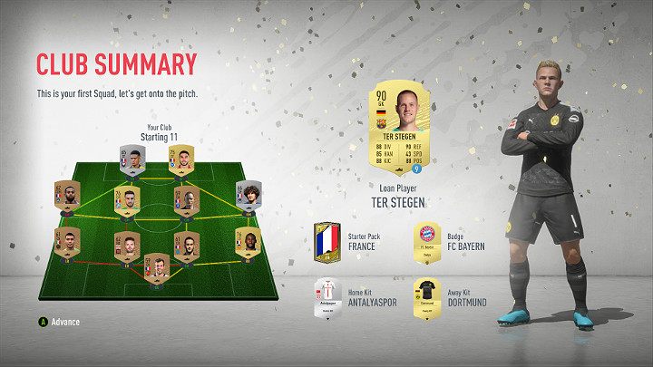 Pierwszym krokiem, który należy wykonać w FUT 20 jest stworzenie podstawowego składu - Pierwsze kroki w FUT 20, FIFA 20 Ultimate Team - FIFA 20 - poradnik do gry