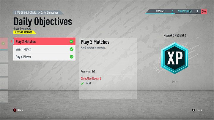 Po przejściu przez zadania wprowadzające możesz przejść do wykonywania zadań codziennych - Pierwsze kroki w FUT 20, FIFA 20 Ultimate Team - FIFA 20 - poradnik do gry