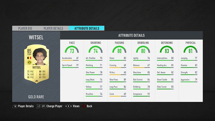 Defensywni Pomocnicy grają na nieco cofniętej pozycji - FUT 20 - Najlepsi piłkarze Bundesligi | FIFA 20 Ultimate Team - FIFA 20 - poradnik do gry