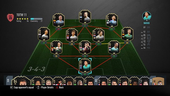 LP - Drużyna Tygodnia 11 (TOTW) - FIFA 20 Ultimate Team - FIFA 20 - poradnik do gry