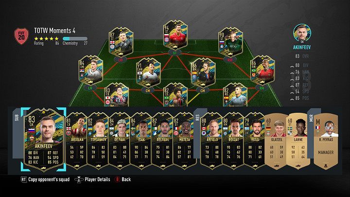 LP - FIFA 20 Ultimate Team: Historie Drużyny Tygodnia 4 (TOTW Moments) - FIFA 20 - poradnik do gry