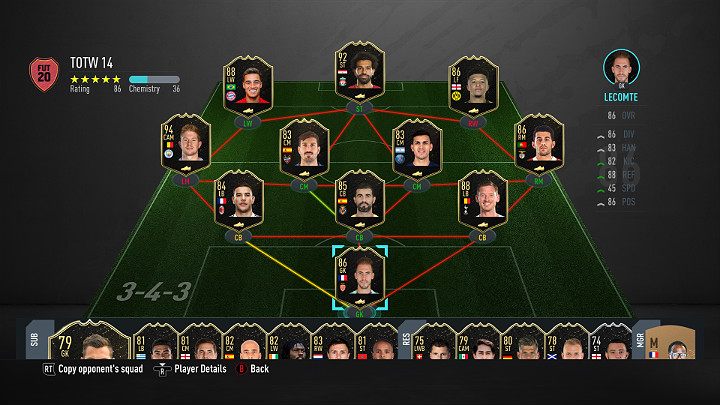 LP - Drużyna Tygodnia 14 (TOTW) - FIFA 20 Ultimate Team - FIFA 20 - poradnik do gry