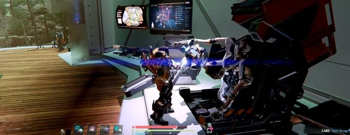 Przy MedBay w Gideons Rock, pod telewizorami znajdziesz pierwszy audiolog - The Surge 2: Port Gideons Rock - nagrania, sekrety - The Surge 2 - poradnik do gry