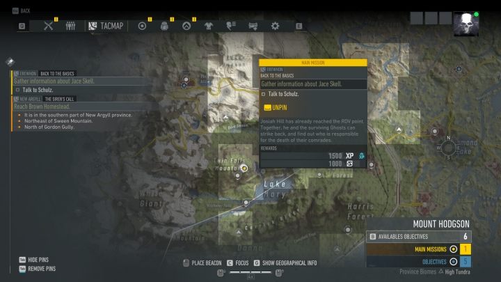 Misje główne oznaczone są na mapie kolorem żółtym. - Zadania główne i poboczne | Ghost Recon Breakpoint - Tom Clancys Ghost Recon Breakpoint - poradnik do gry
