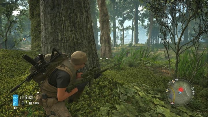 Przeszkody terenowe także posłużyć mogą do ukrywania się przed wrogiem. - Wykrycie - unikanie kontaktu z wrogiem, kamuflaż | Ghost Recon Breakpoint - Tom Clancys Ghost Recon Breakpoint - poradnik do gry