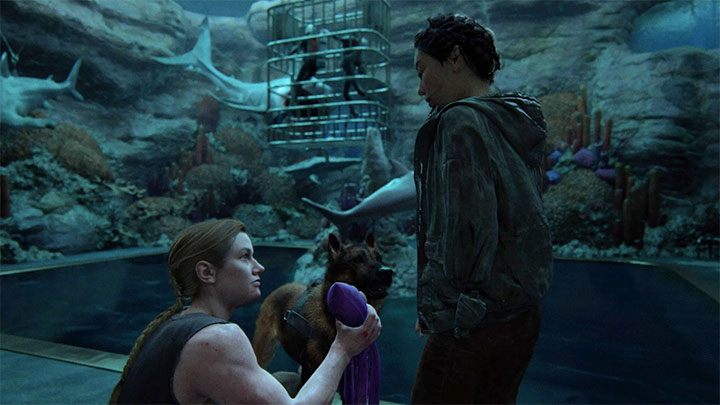 Inna okazja do pobawienia się z Alice pojawia się w etapie Akwarium (w poszukiwaniu Leva) - The Last of Us 2: Psy - The Last of Us 2 - poradnik do gry