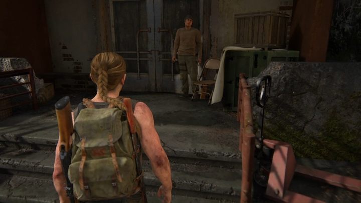 Idź za Mannym do środka - The Last of Us 2: Baza / Akwarium - solucja, opis przejścia - The Last of Us 2 - poradnik do gry