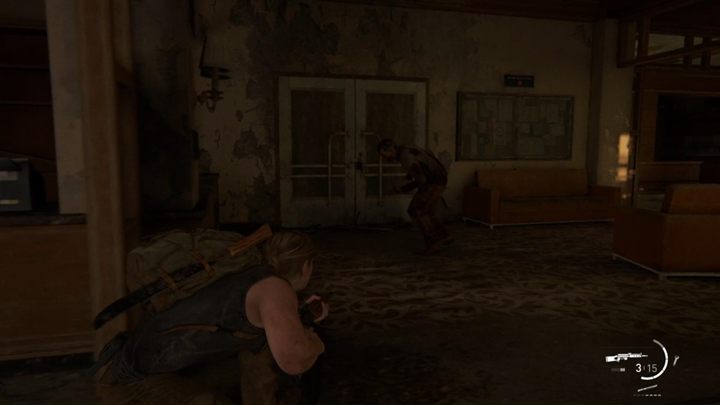 Wyjdź z budynku i przeskocz na drugą stronę - The Last of Us 2: Wrogie terytorium - solucja, opis przejścia - The Last of Us 2 - poradnik do gry