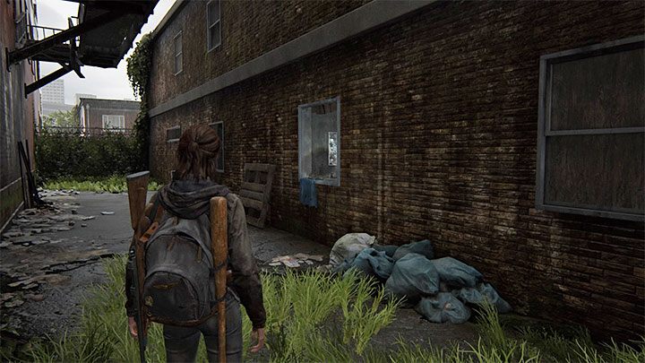 Udaj się w lewo i zbadaj alejkę biegnącą na tyłach motelu - The Last of Us 2: Capitol Hill sekrety, znajdźki - The Last of Us 2 - poradnik do gry