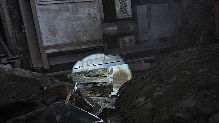 Po prawej stronie jest mały otwór pod jednym z wagonów - The Last of Us 2: Tunele / The Tunnels sekrety, znajdźki - The Last of Us 2 - poradnik do gry