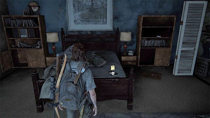 Podręcznik leży na łóżku - The Last of Us 2: W poszukiwaniu Nory / The Seraphites sekrety, znajdźki - The Last of Us 2 - poradnik do gry