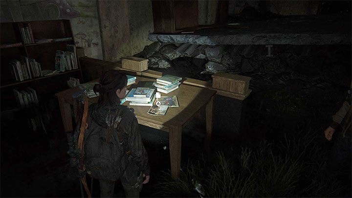 To artefakt i odnajduje się go w tym samym budynku księgarni, w którym dokonałeś wpis w dzienniku - The Last of Us 2: Droga do akwarium / Road to the Aquarium sekrety, znajdźki - The Last of Us 2 - poradnik do gry