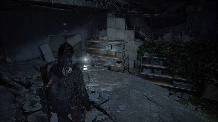 Musisz pilnować się podczas przeszukiwania kolejnych pomieszczeń, gdyż znajdźkę bardzo łatwo jest przegapić - The Last of Us 2: Droga do akwarium / Road to the Aquarium sekrety, znajdźki - The Last of Us 2 - poradnik do gry
