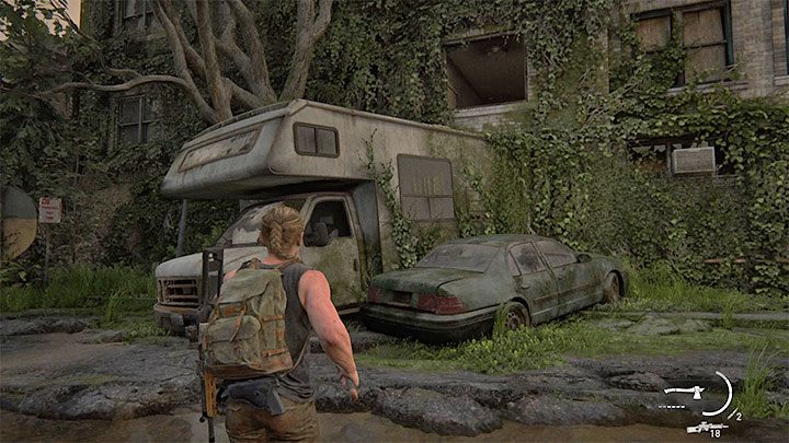 W celu odnalezienia monety musisz dotrzeć do obszaru z powyższego obrazka - The Last of Us 2: Wrogie terytorium / Hostile Territory sekrety, znajdźki - The Last of Us 2 - poradnik do gry