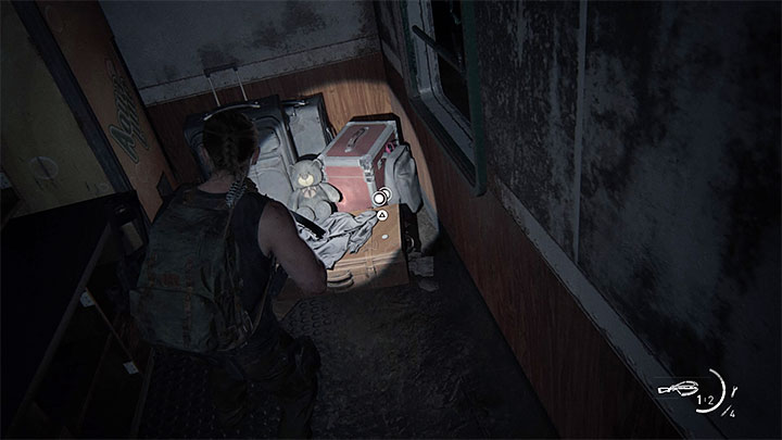 Zbadaj dokładnie cały pokład, a konkretnie obszar po prawej stronie - The Last of Us 2: Wybrzeże / The Coast sekrety, znajdźki - The Last of Us 2 - poradnik do gry