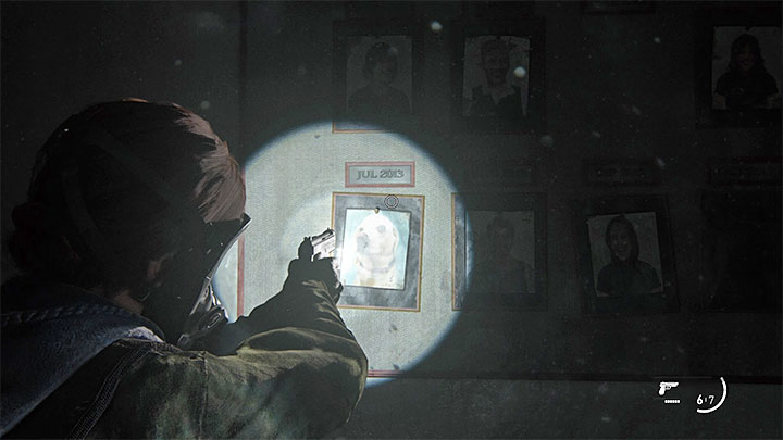 Znajdź w tym samym pomieszczeniu tablicę ze zdjęciami pracowników miesiąca - The Last of Us 2: Jackson - sejfy, kody - The Last of Us 2 - poradnik do gry