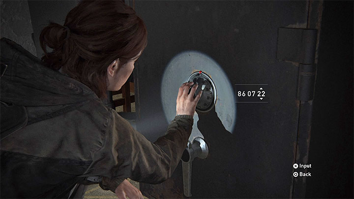 Kod do sejfu to 86-07-22 - The Last of Us 2: Seattle, dzień 1 Ellie - sejfy, kody - The Last of Us 2 - poradnik do gry