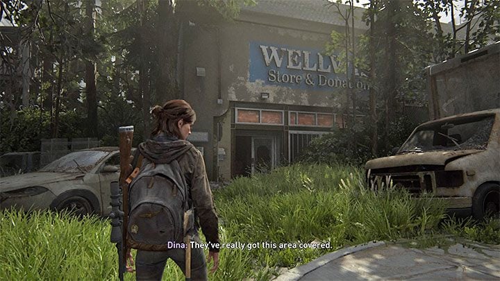 Podążaj główną zaminowaną drogą - The Last of Us 2: Seattle, dzień 1 Ellie - sejfy, kody - The Last of Us 2 - poradnik do gry
