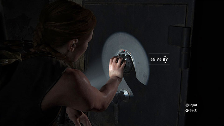 Możesz już powrócić do budynku piekarni i wejść w interakcję z sejfem - The Last of Us 2: Seattle, dzień 1 Abby - sejfy, kody - The Last of Us 2 - poradnik do gry