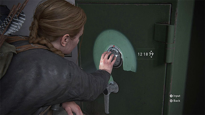 Możesz już powrócić do sejfu - The Last of Us 2: Seattle, dzień 2 Abby - sejfy, kody - The Last of Us 2 - poradnik do gry
