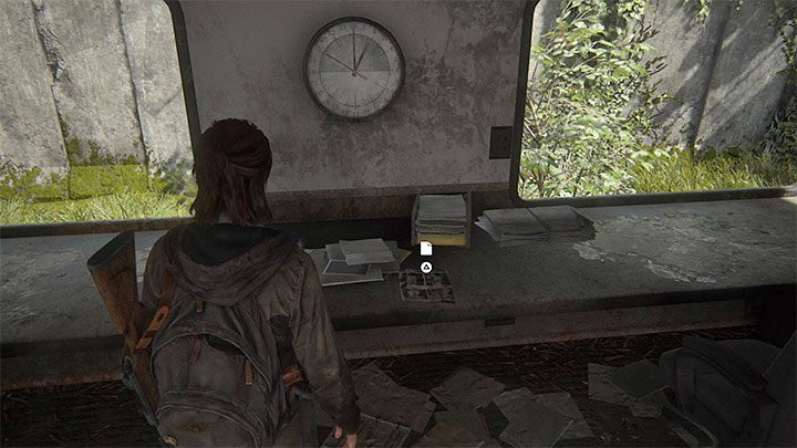 Dokument leży na stole, pod zegarem - The Last of Us 2: Brama / The Gate sekrety, znajdźki - The Last of Us 2 - poradnik do gry