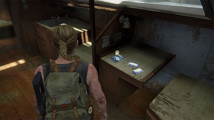 Zajrzyj do wnętrza wiszącej łodzi - The Last of Us 2: Pieszo / On Foot sekrety, znajdźki - The Last of Us 2 - poradnik do gry