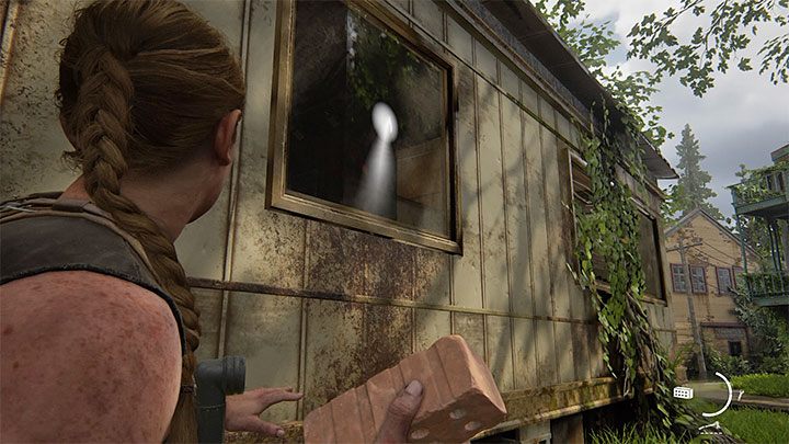 Po lewej stronie znajduje się barak - The Last of Us 2: Pieszo / On Foot sekrety, znajdźki - The Last of Us 2 - poradnik do gry